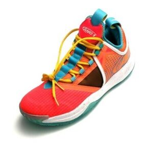 NWOT AND1 Multicolor Athletic Sneakers with Yellow Laces size 7.5
